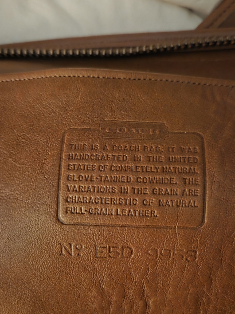 Vintage Coach Helen's Legacy Bag In British Tan 1995 - Picture 4 of 7